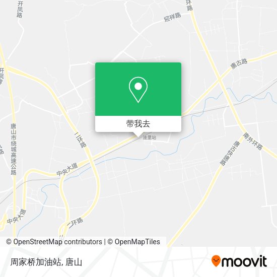 周家桥加油站地图