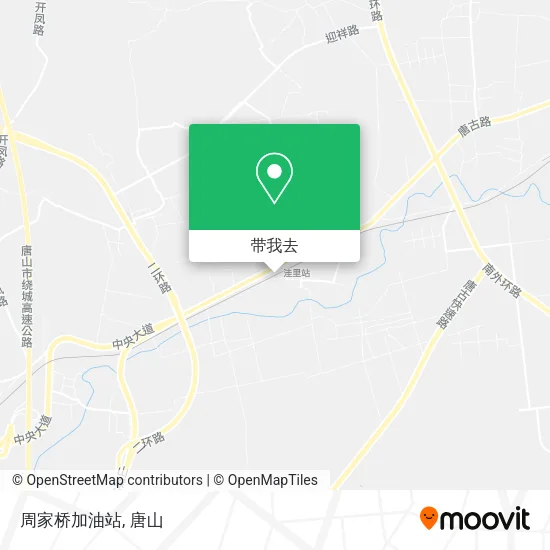周家桥加油站地图