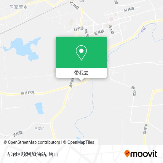 古冶区顺利加油站地图