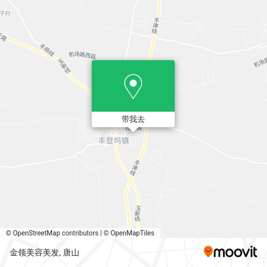 金领美容美发地图