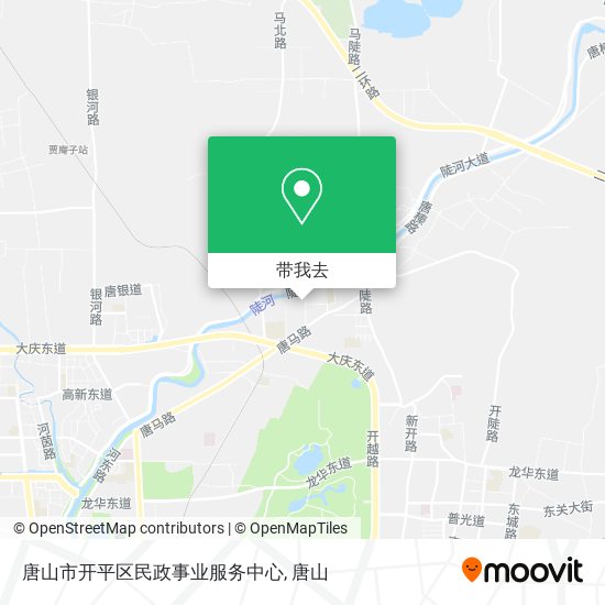 唐山市开平区民政事业服务中心地图
