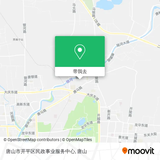 唐山市开平区民政事业服务中心地图