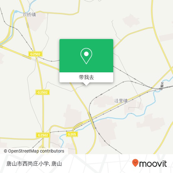 唐山市西尚庄小学地图