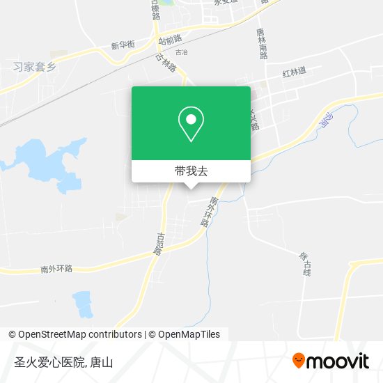 圣火爱心医院地图