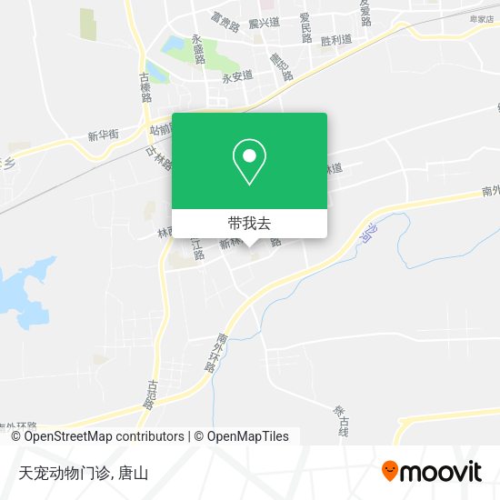 天宠动物门诊地图