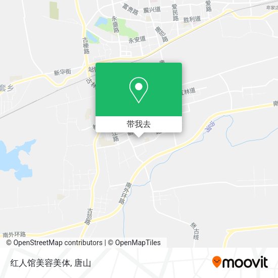 红人馆美容美体地图
