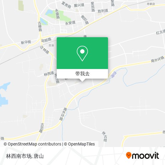 林西南市场地图