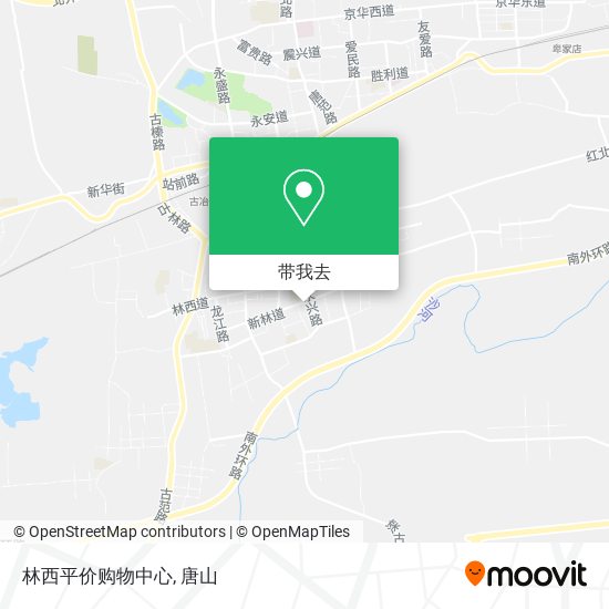 林西平价购物中心地图