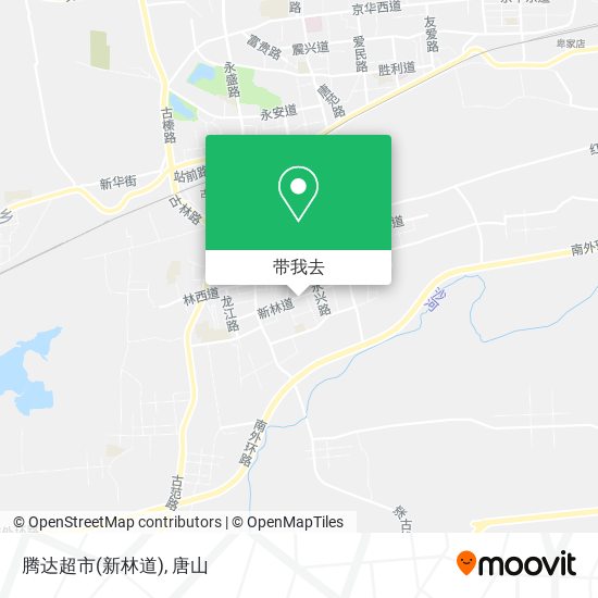 腾达超市(新林道)地图