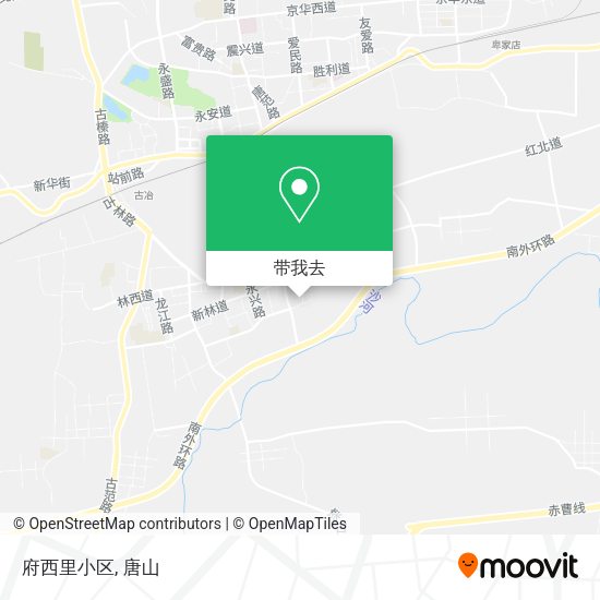 府西里小区地图