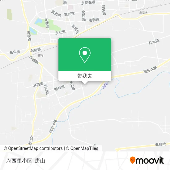 府西里小区地图