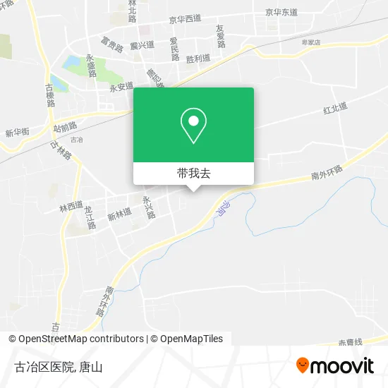 古冶区医院地图