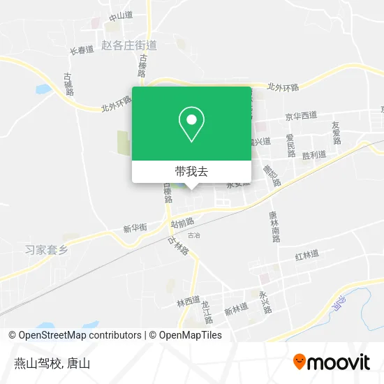 燕山驾校地图