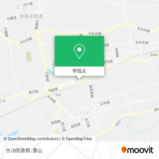 古冶区政府地图