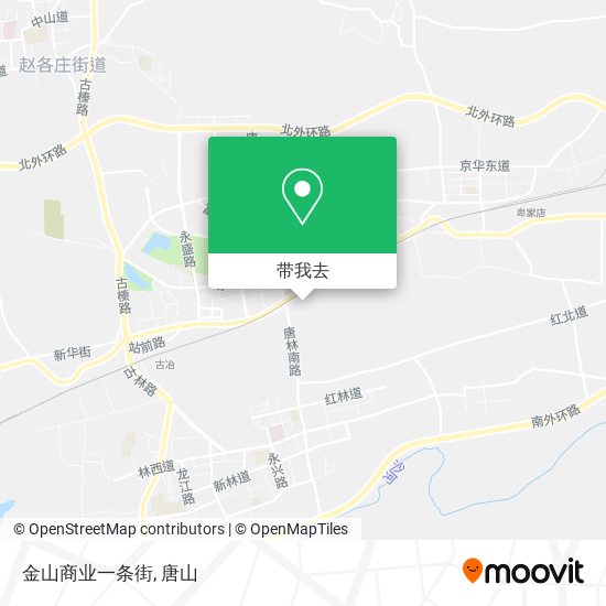 金山商业一条街地图