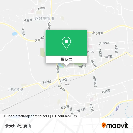 景天医药地图