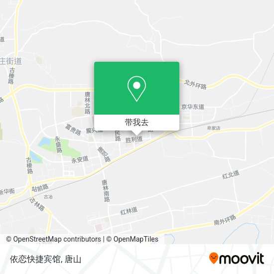依恋快捷宾馆地图