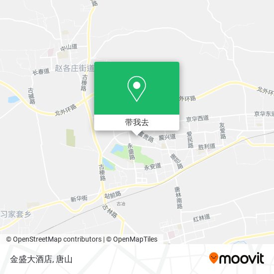 金盛大酒店地图