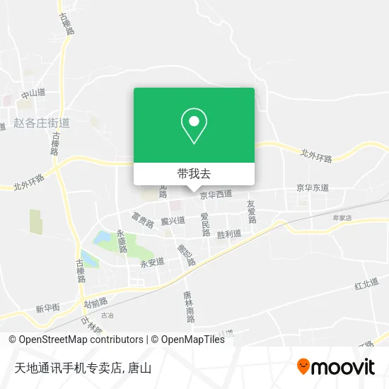 天地通讯手机专卖店地图