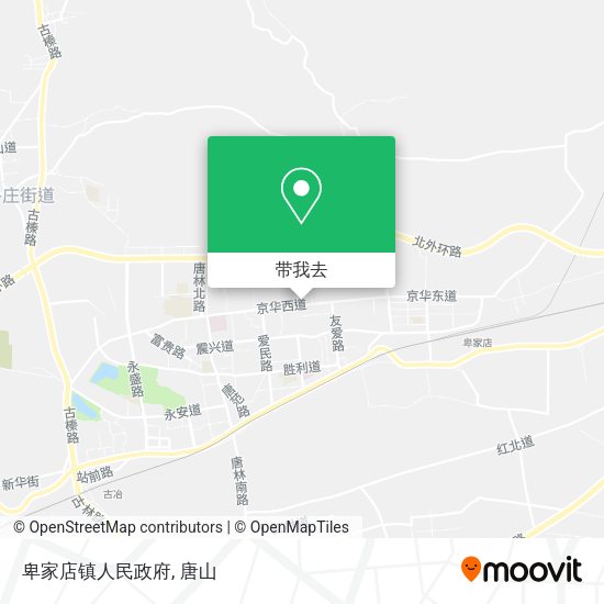 卑家店镇人民政府地图