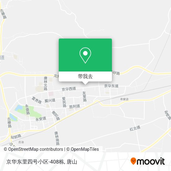 京华东里四号小区-408栋地图