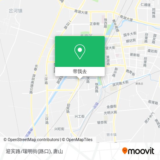 迎宾路/瑞明街(路口)地图