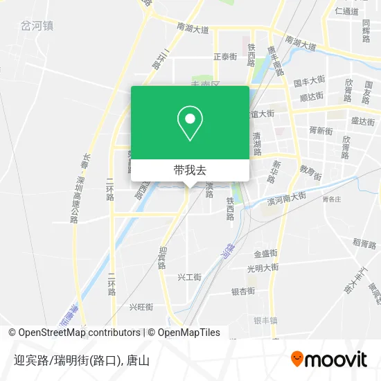 迎宾路/瑞明街(路口)地图