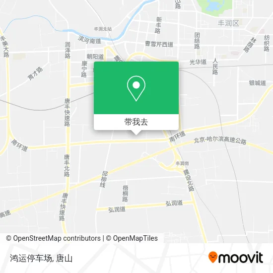 鸿运停车场地图