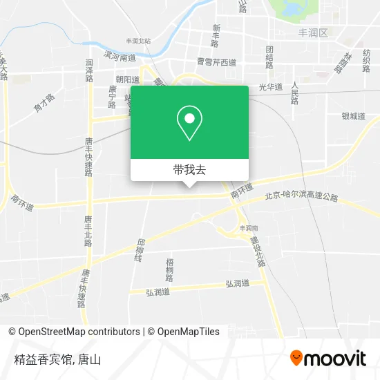 精益香宾馆地图