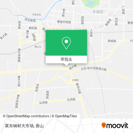 冀东钢材大市场地图