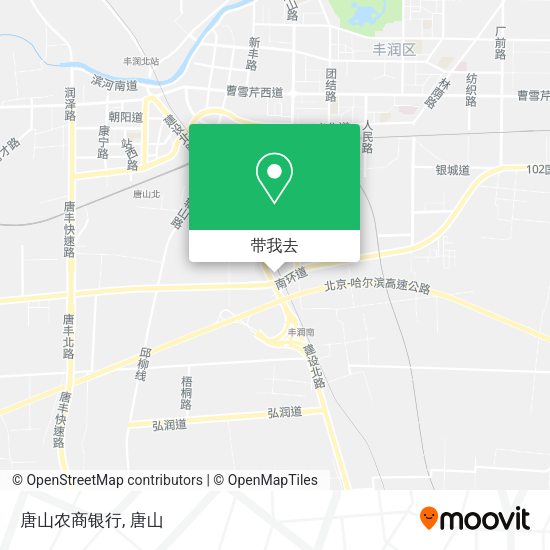 唐山农商银行地图