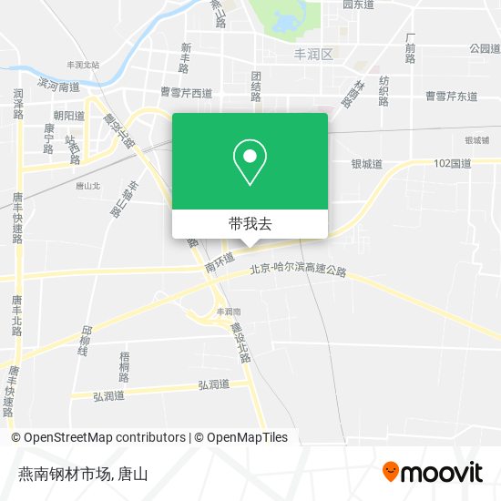 燕南钢材市场地图