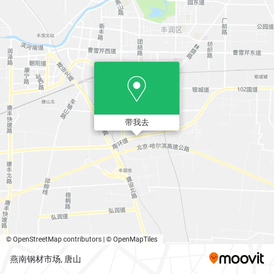燕南钢材市场地图