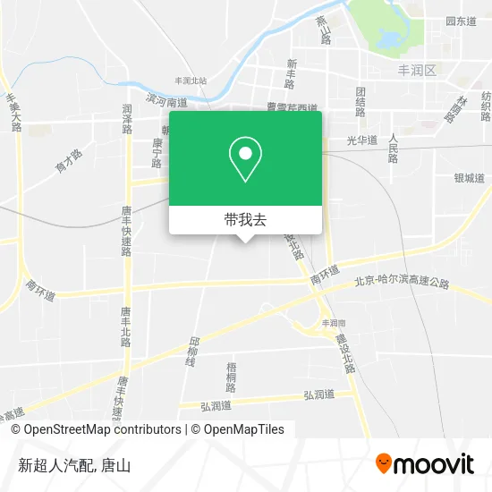新超人汽配地图