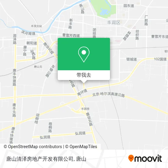 唐山清泽房地产开发有限公司地图