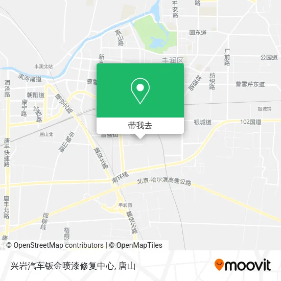 兴岩汽车钣金喷漆修复中心地图