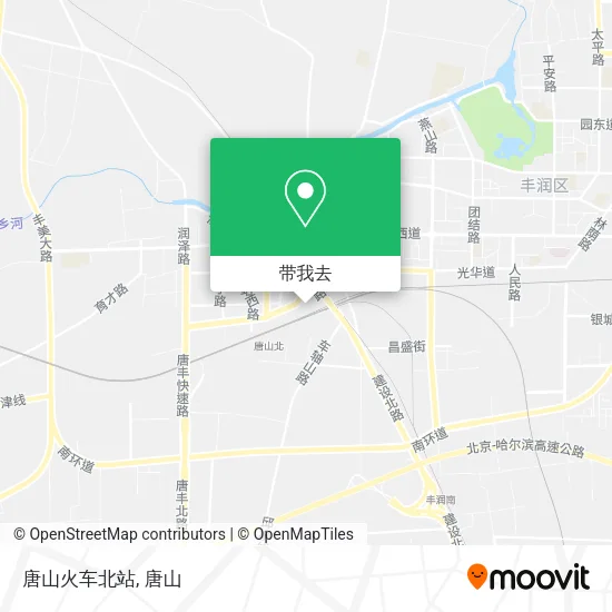 唐山火车北站地图