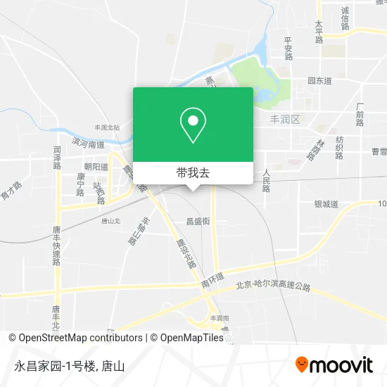 永昌家园-1号楼地图