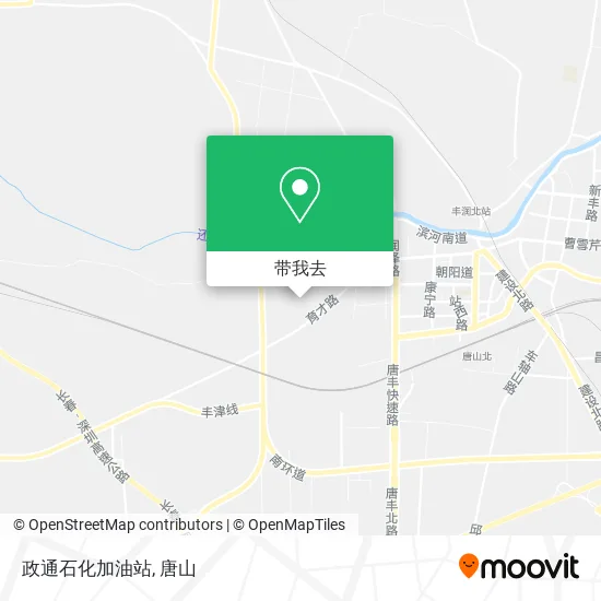政通石化加油站地图