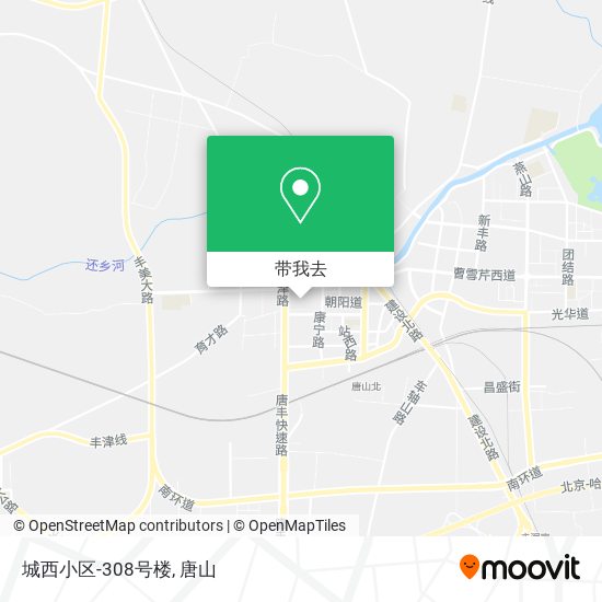 城西小区-308号楼地图