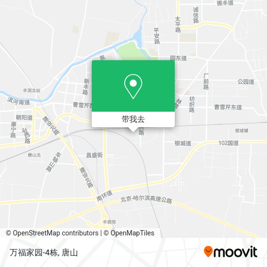 万福家园-4栋地图