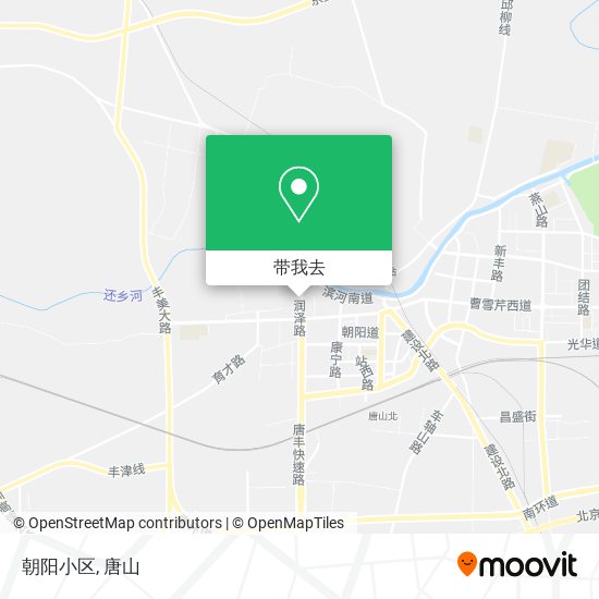 朝阳小区地图