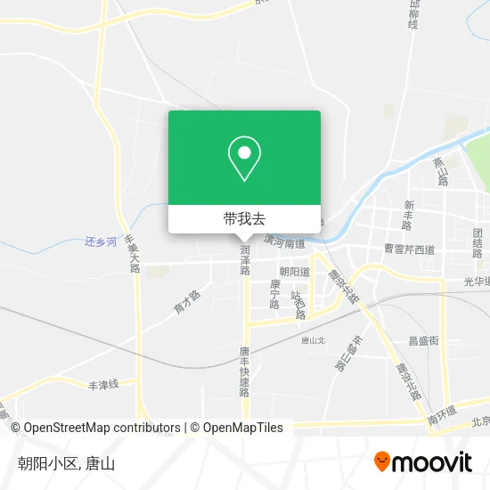 朝阳小区地图