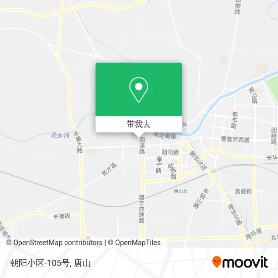 朝阳小区-105号地图