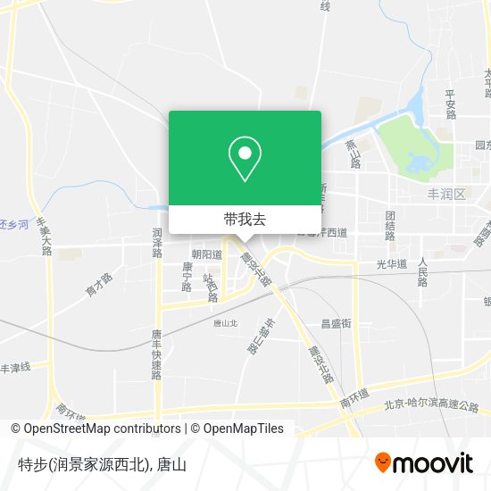 特步(润景家源西北)地图