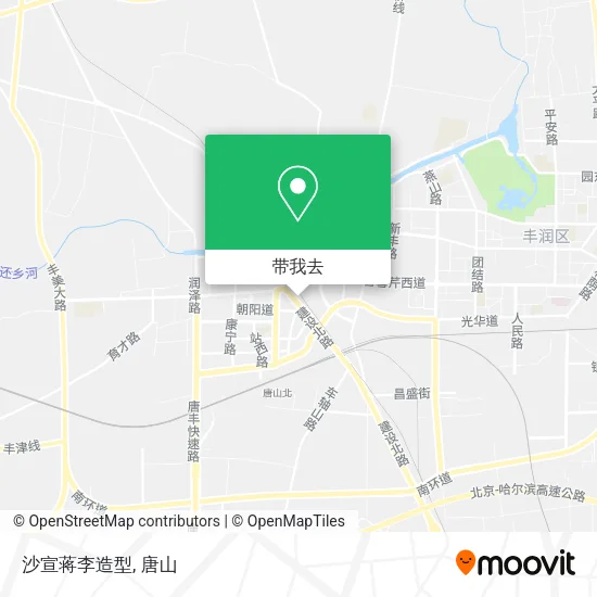 沙宣蒋李造型地图