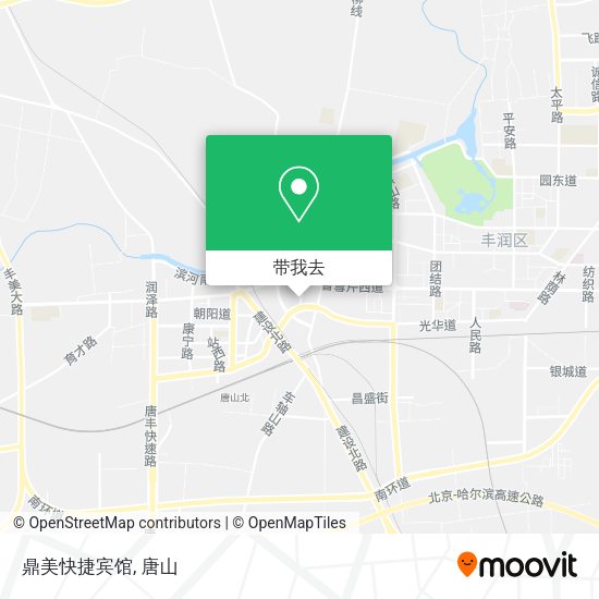 鼎美快捷宾馆地图