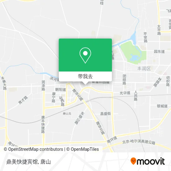 鼎美快捷宾馆地图
