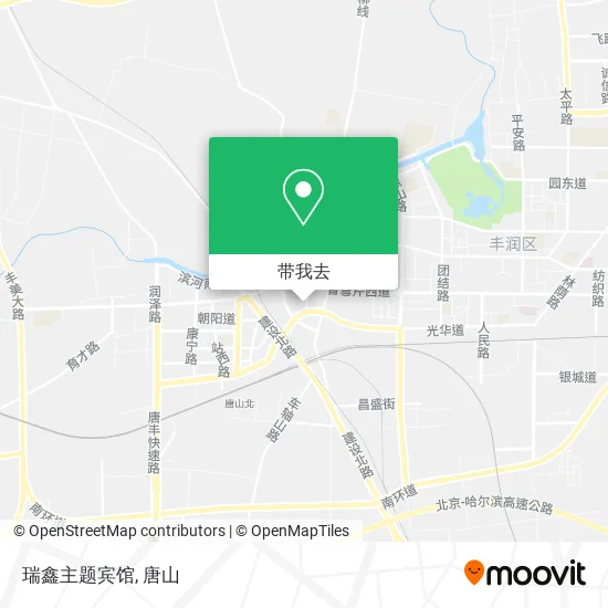 瑞鑫主题宾馆地图