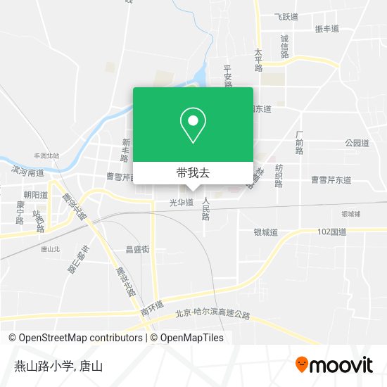 燕山路小学地图